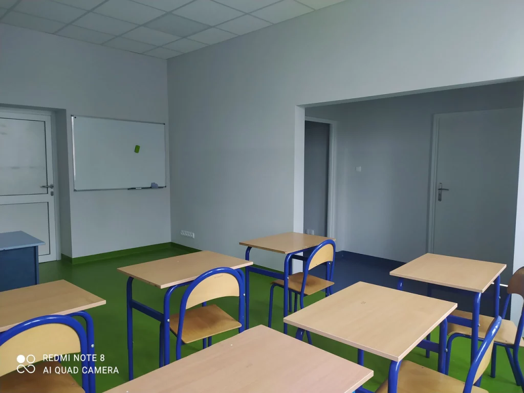 Wyremontowana sala w szkole