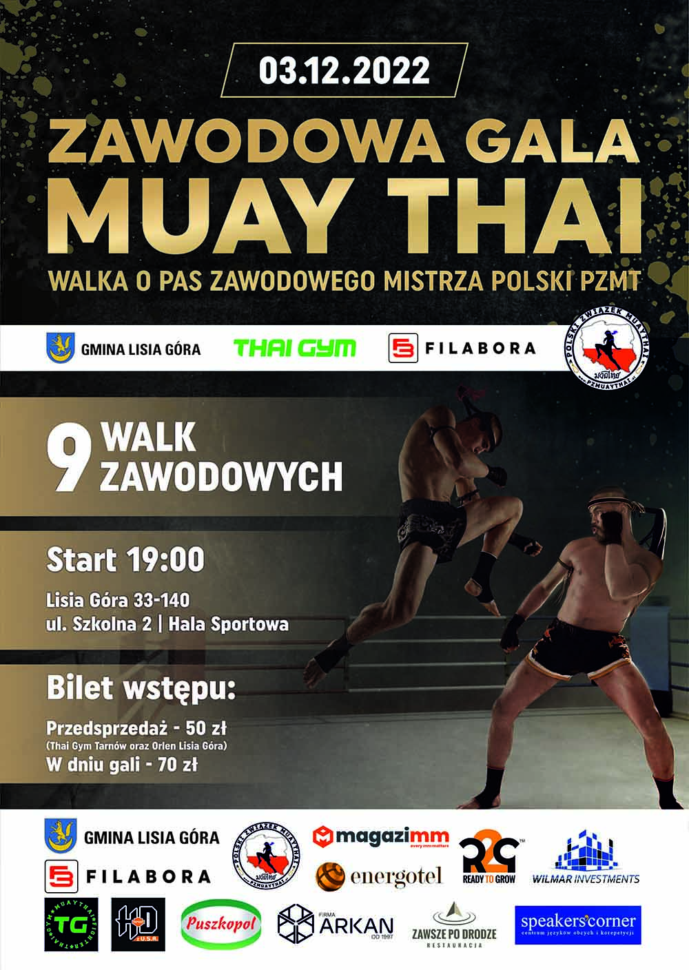 Plakat gali Muay Thai